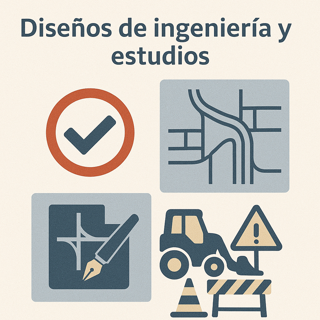 Diseño de ingeniería vial y estudios de transporte asociados a IMIV